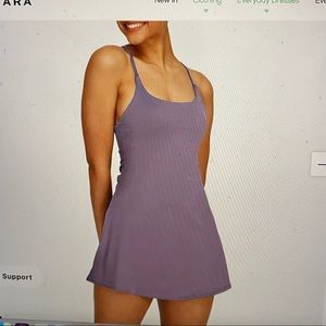 Halara Everyday Cloudful 2-in-1 Flare Activity Dress—Wannabe